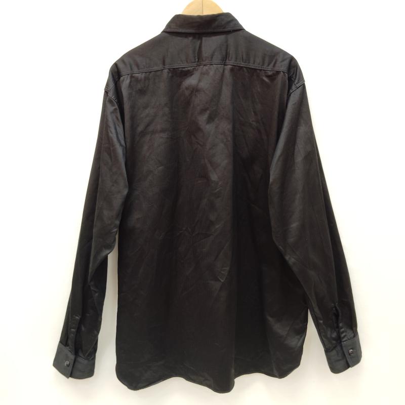 バズリクソンズ Buzz Rickson s シャツ、ブラウス 長袖 BR29390 ヘリンボーン ワークシャツ XXL 黒 / ブラック / black メンズ USED 古着 中古 50168342