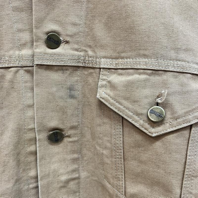 カーハート Carhartt ジャケット、上着 ジャンパー、ブルゾン ダック トラッカージャケット - 茶 / ブラウン / brown メンズ USED 古着 中古 50168343