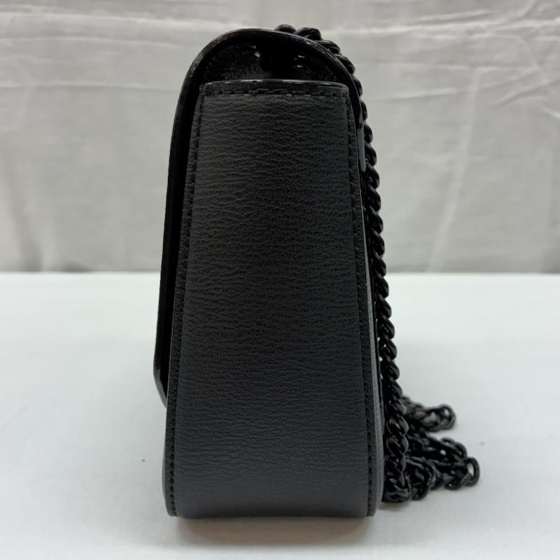 チャールズアンドキース charles&keith ショルダーバッグ ショルダーバッグ チェーン ストラップ 2WAY 肩掛け 斜め掛け ショルダー バッグ オールブラック - レディース USED 古着 中古 50168344