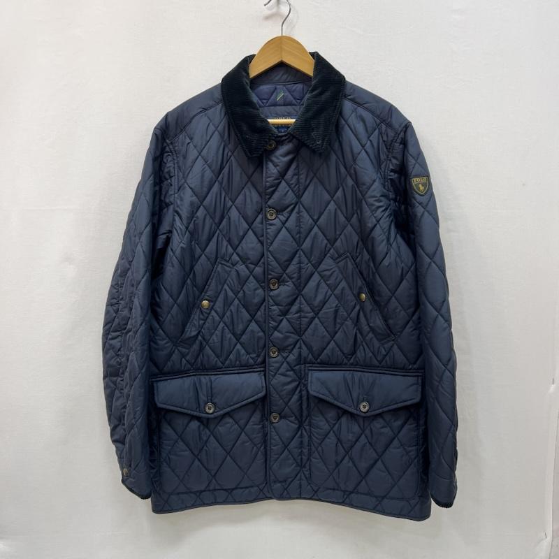 ポロラルフローレン POLO RALPH LAUREN ジャケット、上着 ジャンパー、ブルゾン キルテッド カーコート 現行QRタグ M 紺 / ネイビー / navy メンズ USED 古着 中古 50168345