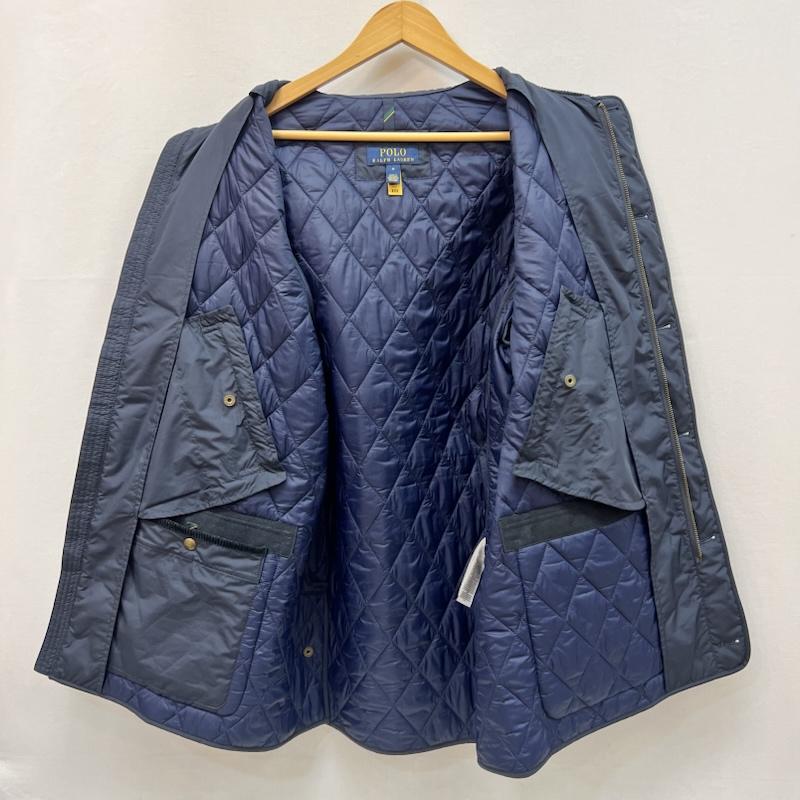 ポロラルフローレン POLO RALPH LAUREN ジャケット、上着 ジャンパー、ブルゾン キルテッド カーコート 現行QRタグ M 紺 / ネイビー / navy メンズ USED 古着 中古 50168345