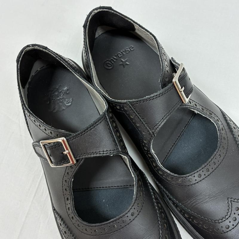 コンバース CONVERSE ローファー ローファー オールスター クップ エペ メリージェーン ウィングチップ レザー ストラップ シューズ 38001540 26.0cm メンズ USED 古着 中古 50168346