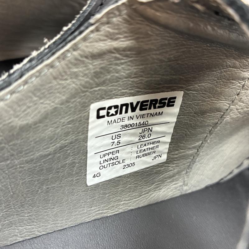 コンバース CONVERSE ローファー ローファー オールスター クップ エペ メリージェーン ウィングチップ レザー ストラップ シューズ 38001540 26.0cm メンズ USED 古着 中古 50168346
