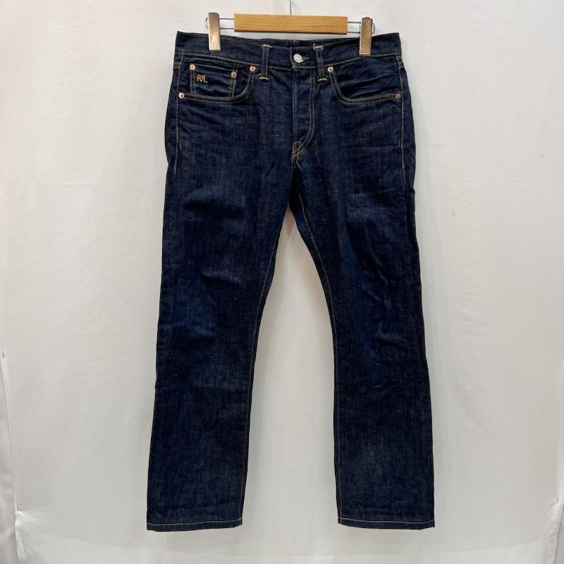 ダブルアールエル ラルフローレン RRL RALPH LAUREN パンツ デニム、ジーンズ USA製 スリムストレート セルビッチ デニムパンツ 29インチ メンズ USED 古着 中古 50168353