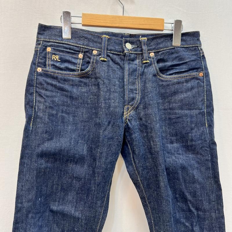 ダブルアールエル ラルフローレン RRL RALPH LAUREN パンツ デニム、ジーンズ USA製 スリムストレート セルビッチ デニムパンツ 29インチ メンズ USED 古着 中古 50168353