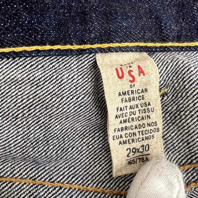 ダブルアールエル ラルフローレン RRL RALPH LAUREN パンツ デニム、ジーンズ USA製 スリムストレート セルビッチ デニムパンツ 29インチ メンズ USED 古着 中古 50168353