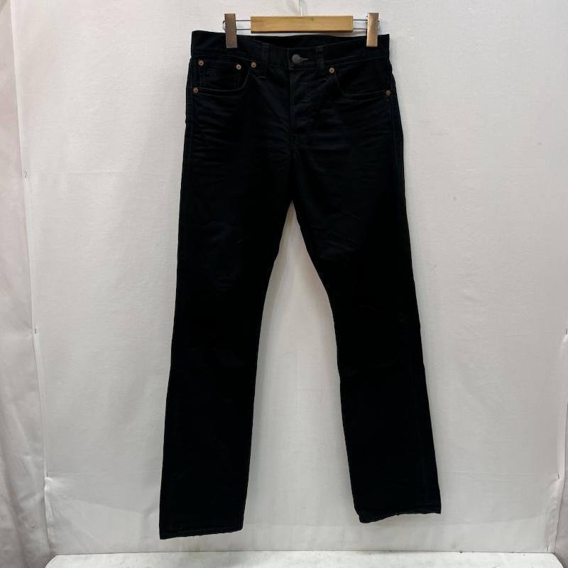 ダブルアールエル ラルフローレン RRL RALPH LAUREN ボトムス ボトムス 5ポケット ストレート パンツ 29インチ 黒 / ブラック / black メンズ USED 古着 中古 50168354