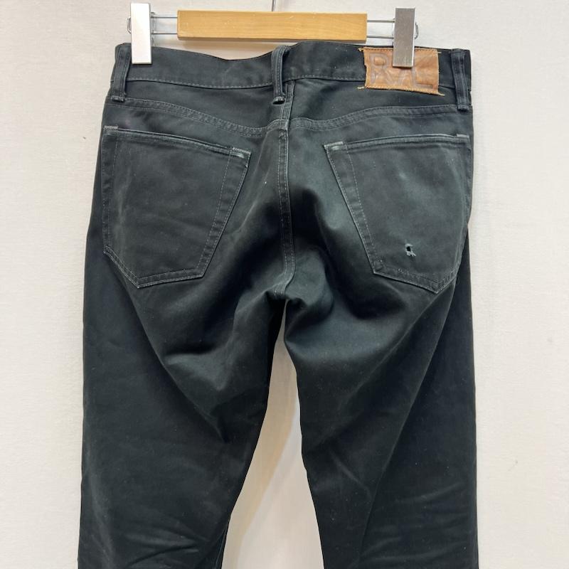 ダブルアールエル ラルフローレン RRL RALPH LAUREN ボトムス ボトムス 5ポケット ストレート パンツ 29インチ 黒 / ブラック / black メンズ USED 古着 中古 50168354