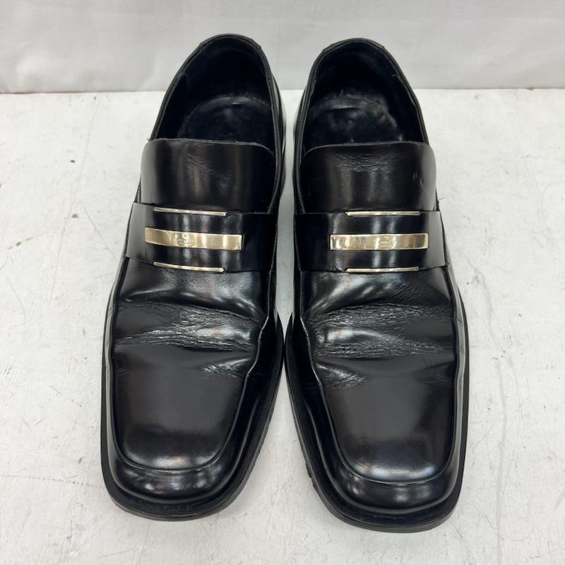 グッチ GUCCI ローファー ローファー Gプレート スクエアトゥ レザー ローファー size39 - 黒 / ブラック / black メンズ USED 古着 中古 50168355