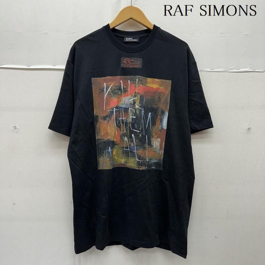 ラフシモンズ RAF SIMONS Tシャツ 半袖 PHILIPPE VANDENBERG KILL THEM ALL グラフィック プリント Tシャツ 231-137A M 黒 / ブラック / black メンズ USED 古着 中古 50168357
