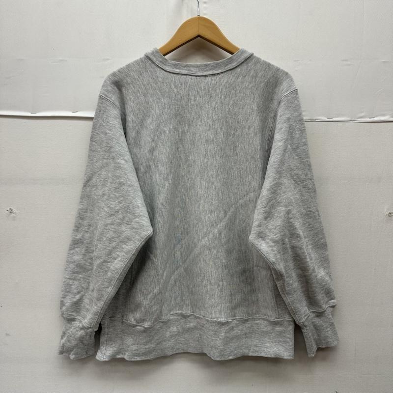 チャンピオン Champion トレーナー 長袖 80s USA製 トリコタグ REVERSE WEAVE カレッジ プリント スウェット M 灰 / グレー / gray メンズ USED 古着 中古 50168359