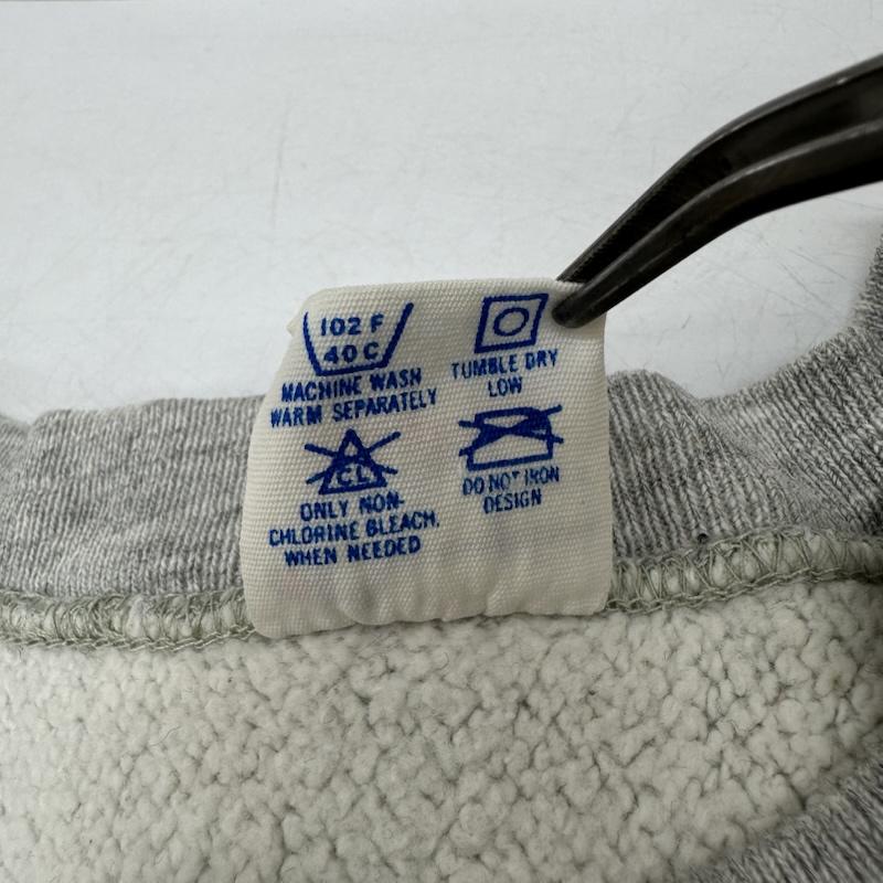 チャンピオン Champion トレーナー 長袖 80s USA製 トリコタグ REVERSE WEAVE カレッジ プリント スウェット M 灰 / グレー / gray メンズ USED 古着 中古 50168359