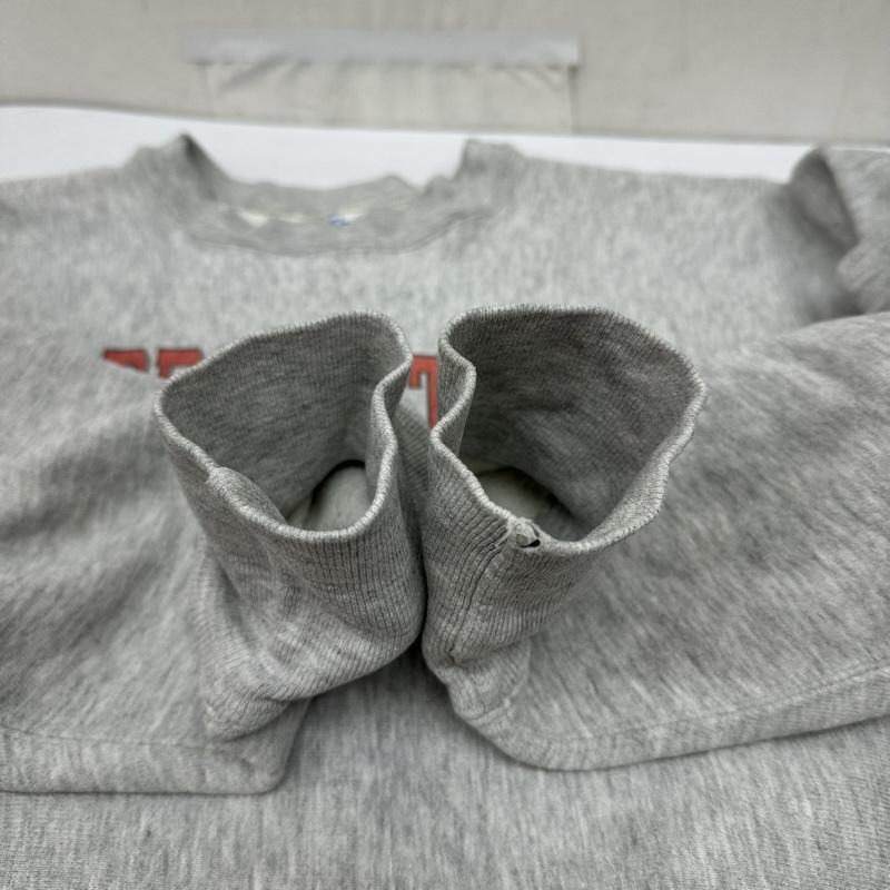 チャンピオン Champion トレーナー 長袖 80s USA製 トリコタグ REVERSE WEAVE カレッジ プリント スウェット M 灰 / グレー / gray メンズ USED 古着 中古 50168359