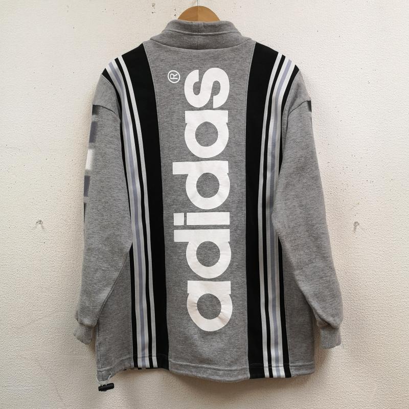 アディダス adidas トレーナー 長袖 80s 日本製 モックネック スウェット トレーナー AA-7217 M 灰 / グレー / gray メンズ USED 古着 中古 50168365