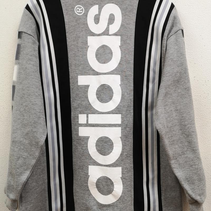 アディダス adidas トレーナー 長袖 80s 日本製 モックネック スウェット トレーナー AA-7217 M 灰 / グレー / gray メンズ USED 古着 中古 50168365