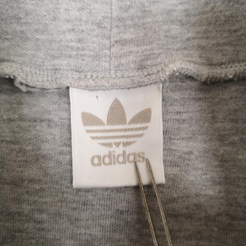 アディダス adidas トレーナー 長袖 80s 日本製 モックネック スウェット トレーナー AA-7217 M 灰 / グレー / gray メンズ USED 古着 中古 50168365