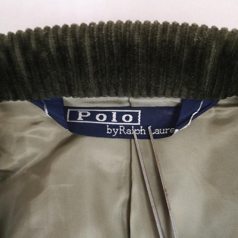 ポロバイラルフローレン Polo by RALPH LAUREN ジャケット、上着 ジャケット、ブレザー 90s シングルブレスト コーデュロイ テーラード ジャケット カーキ / カーキ / khaki メンズ USED 古着 中古 50168366