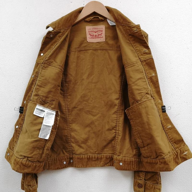 リーバイストラウスアンドコー Levi Strauss & co. ジャケット、上着 ジャンパー、ブルゾン 3rd サード コーデュロイ トラッカー ジャケット S マスタード / マスタード / メンズ USED 古着 中古 50168372
