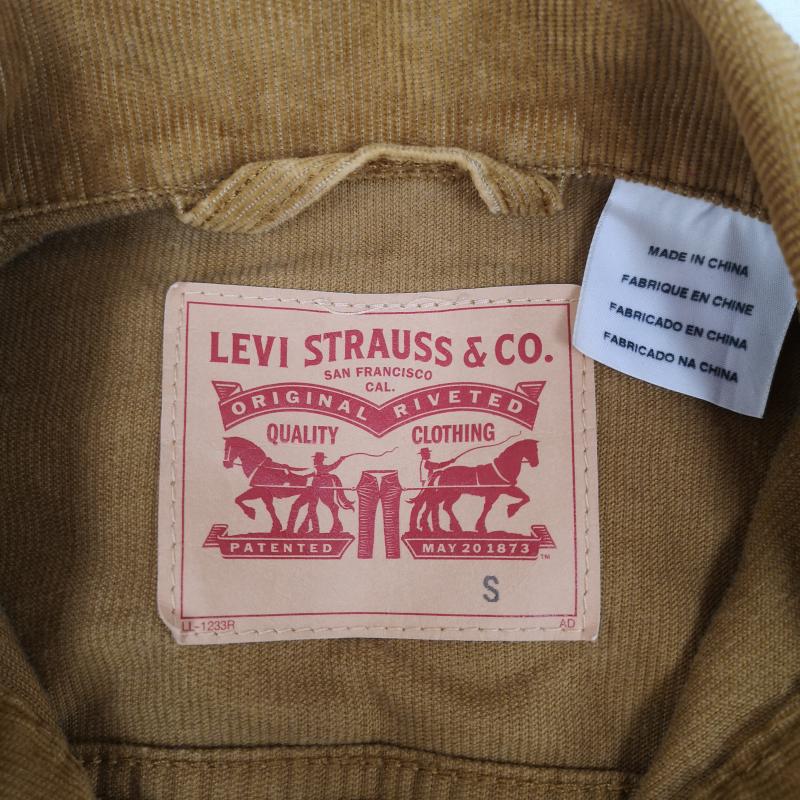 リーバイストラウスアンドコー Levi Strauss & co. ジャケット、上着 ジャンパー、ブルゾン 3rd サード コーデュロイ トラッカー ジャケット S マスタード / マスタード / メンズ USED 古着 中古 50168372