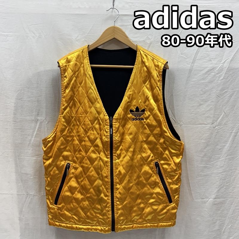 アディダス adidas ジャケット、上着 ジャンパー、ブルゾン 80-90年代 ビンテージ リバーシブル ジップ ベスト 80s 90s VINTAGE - メンズ USED 古着 中古 50168377