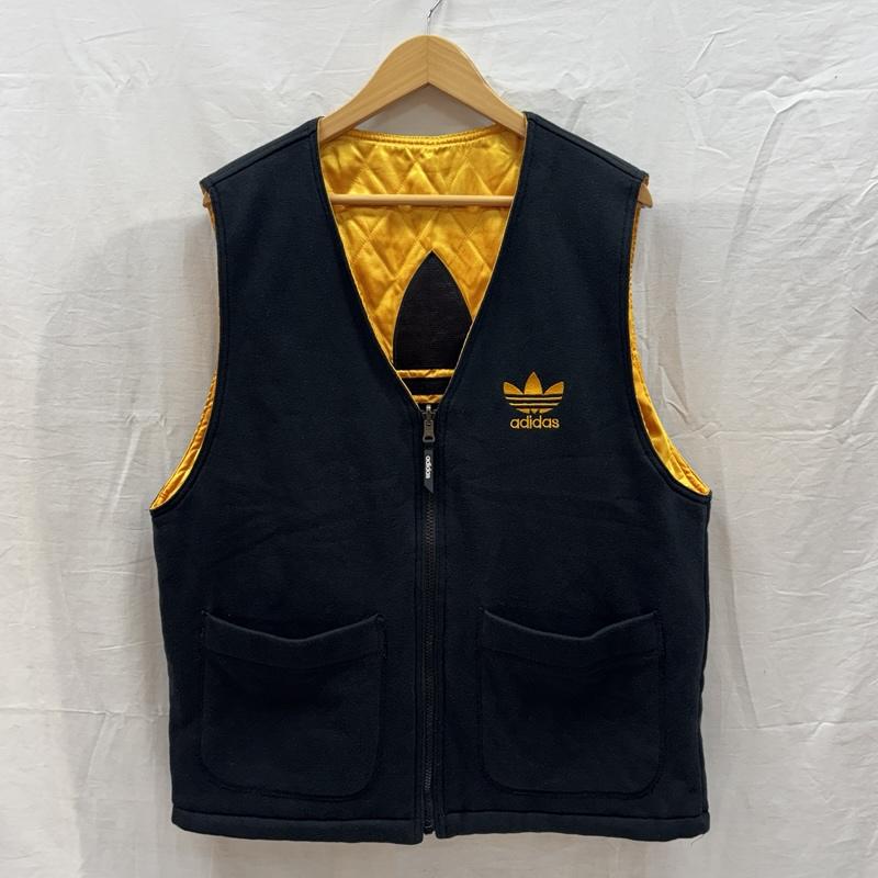 アディダス adidas ジャケット、上着 ジャンパー、ブルゾン 80-90年代 ビンテージ リバーシブル ジップ ベスト 80s 90s VINTAGE - メンズ USED 古着 中古 50168377