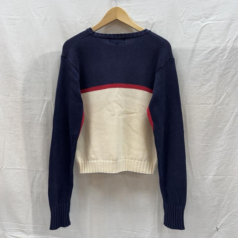 ポロスポーツラルフローレン POLOSPORT ニット、セーター 長袖 90年代 ビンテージ 星条旗柄 ニット セーター 90s VINTAGE M レディース USED 古着 中古 50168378