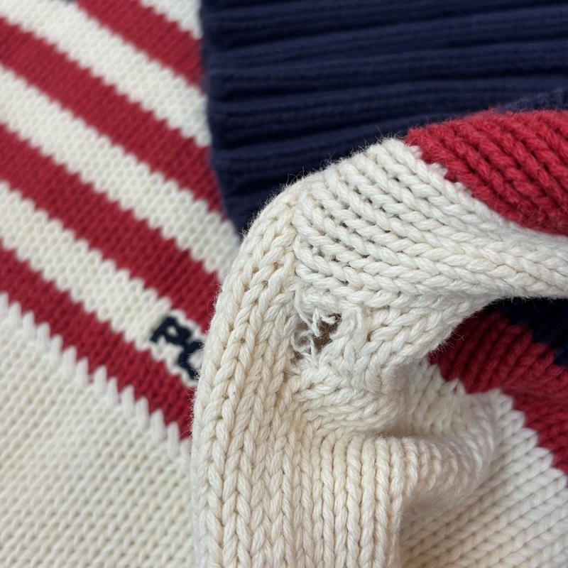 ポロスポーツラルフローレン POLOSPORT ニット、セーター 長袖 90年代 ビンテージ 星条旗柄 ニット セーター 90s VINTAGE M レディース USED 古着 中古 50168378