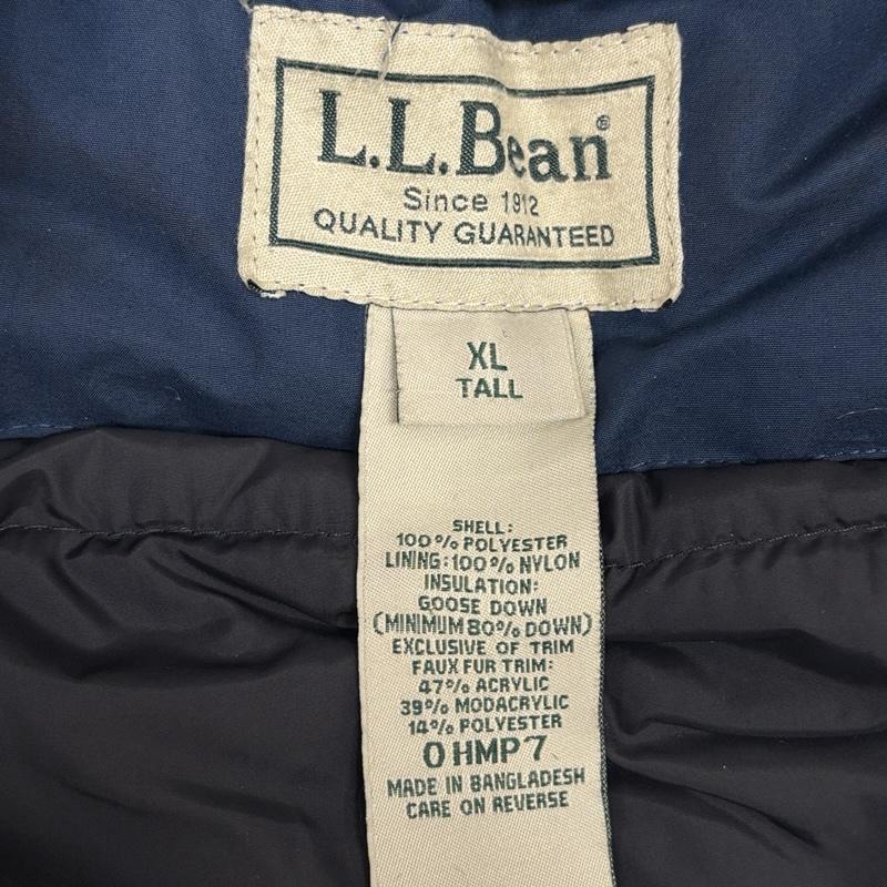 エルエルビーン L.L.Bean ジャケット、上着 ダウンジャケット ダウン ジャケット フード取り外し可 ビッグサイズ XL メンズ USED 古着 中古 50168384