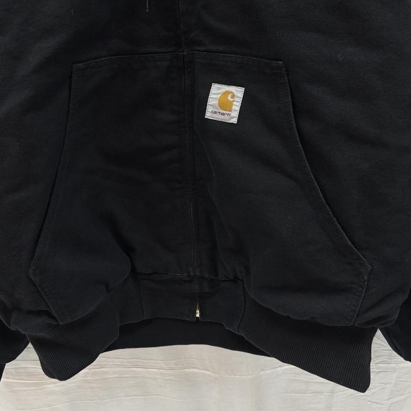 カーハート ダブリューアイピー Carhartt WIP ジャケット、上着 ジャンパー、ブルゾン IO27360 OG ACTIVE JACKET アクティブ ジャケット ダック フード ワーク XL 黒 / ブラック / black メンズ USED 古着 中古 50168385