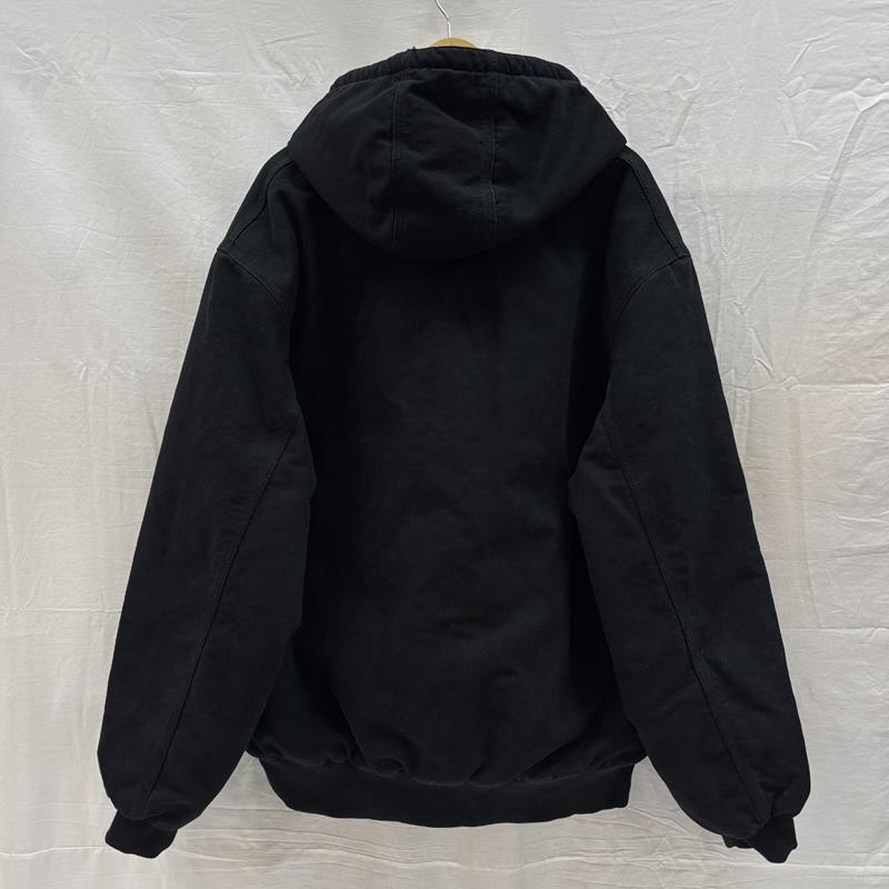 カーハート ダブリューアイピー Carhartt WIP ジャケット、上着 ジャンパー、ブルゾン IO27360 OG ACTIVE JACKET アクティブ ジャケット ダック フード ワーク XL 黒 / ブラック / black メンズ USED 古着 中古 50168385