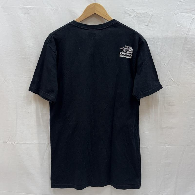 シュプリーム×ノースフェイス Supreme×THE NORTH FACE Tシャツ 半袖 18SS メタリックロゴ クルーネック 半袖 Tシャツ Metallic Logo Tee NT31808I S 黒 / ブラック / black メンズ USED 古着 中古 50168387