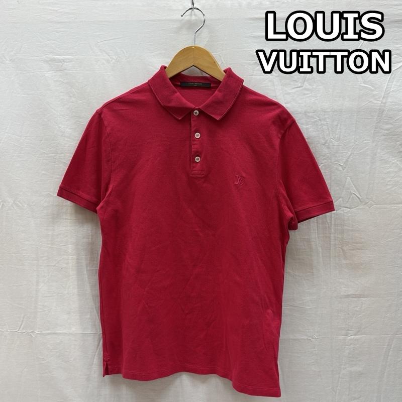 ルイヴィトン LOUIS VUITTON ポロシャツ 半袖 LVロゴ 鹿の子 半袖 ポロシャツ S メンズ USED 古着 中古 50168389