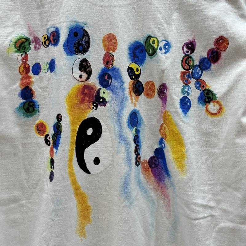 シュプリーム Supreme Tシャツ 半袖 23AW Yin Yang Tee 陰陽マーク FuckYouロゴ クルーネック Tシャツ L 白 / ホワイト / white メンズ USED 古着 中古 50168390