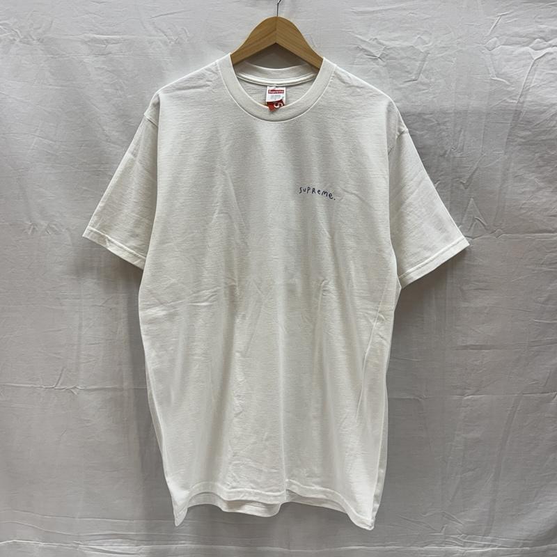 シュプリーム Supreme Tシャツ 半袖 23AW Yin Yang Tee 陰陽マーク FuckYouロゴ クルーネック Tシャツ L 白 / ホワイト / white メンズ USED 古着 中古 50168390