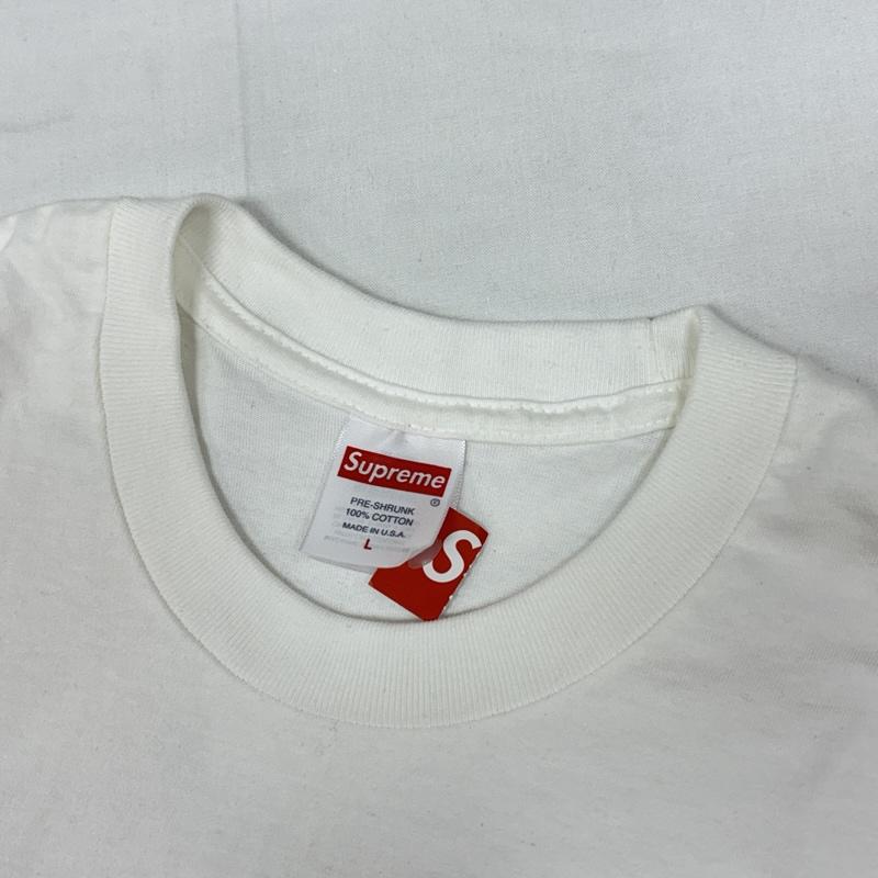 シュプリーム Supreme Tシャツ 半袖 23AW Yin Yang Tee 陰陽マーク FuckYouロゴ クルーネック Tシャツ L 白 / ホワイト / white メンズ USED 古着 中古 50168390
