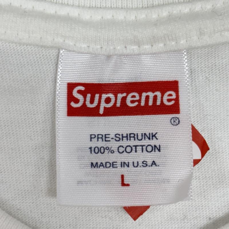 シュプリーム Supreme Tシャツ 半袖 23AW Yin Yang Tee 陰陽マーク FuckYouロゴ クルーネック Tシャツ L 白 / ホワイト / white メンズ USED 古着 中古 50168390