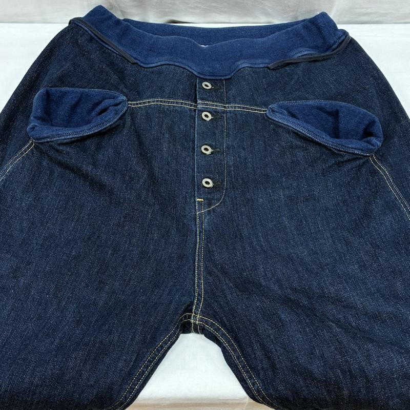 キャピタル KAPITAL パンツ デニム、ジーンズ 12oz デニム サルエル ヌーベル パンツ EK-595 L メンズ USED 古着 中古 50168396