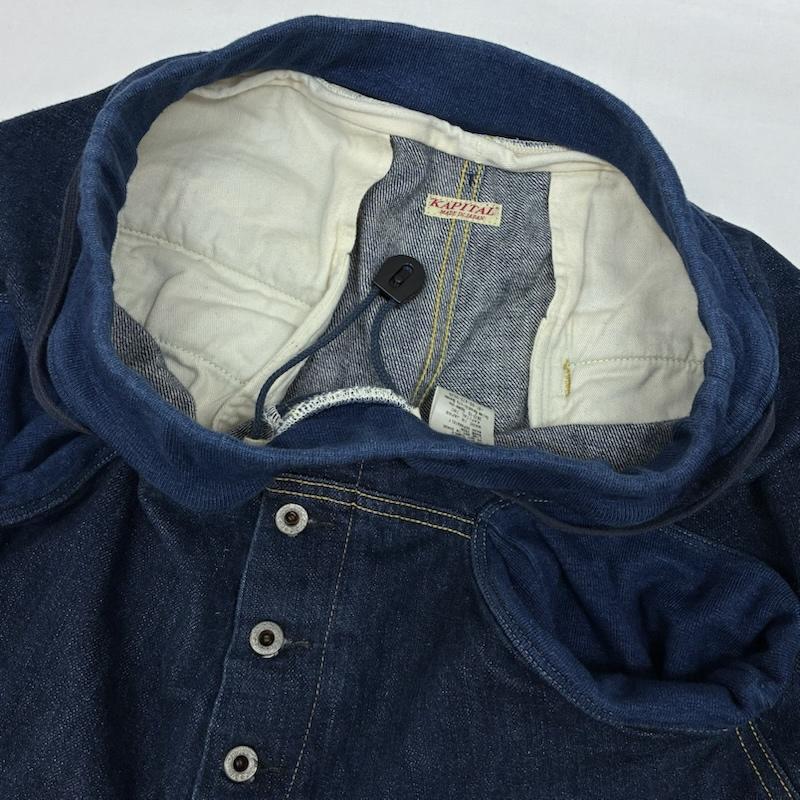 キャピタル KAPITAL パンツ デニム、ジーンズ 12oz デニム サルエル ヌーベル パンツ EK-595 L メンズ USED 古着 中古 50168396