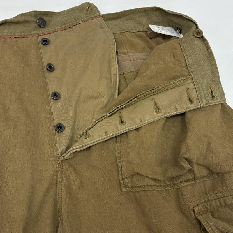 キャピタル KAPITAL パンツ ワークパンツ、ペインターパンツ リネン コットン マルチ ポケット カーゴ パンツ K1603LP031 XL メンズ USED 古着 中古 50168397
