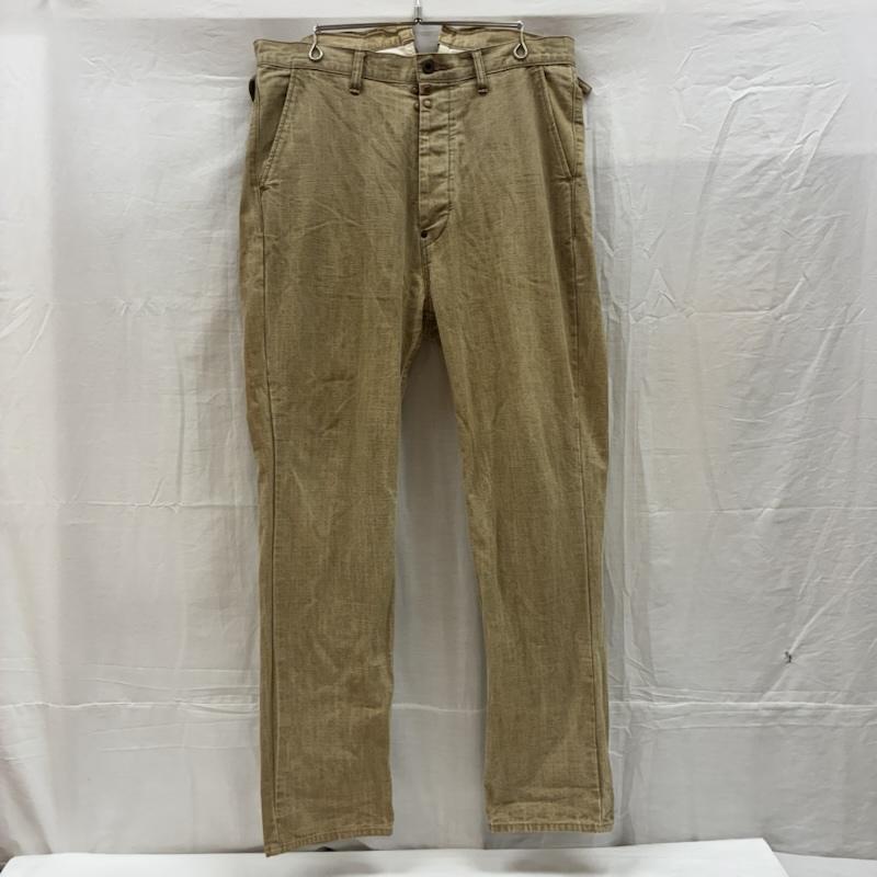 キャピタル KAPITAL パンツ ワークパンツ、ペインターパンツ コットン キャンバス マルチ ポケット カメラ パンツ レザー ベルト 4 メンズ USED 古着 中古 50168398