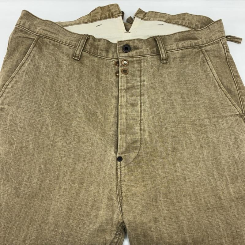 キャピタル KAPITAL パンツ ワークパンツ、ペインターパンツ コットン キャンバス マルチ ポケット カメラ パンツ レザー ベルト 4 メンズ USED 古着 中古 50168398