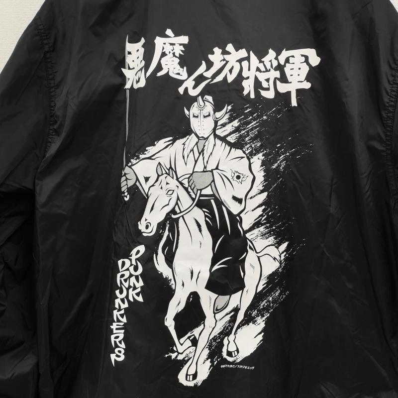パンクドランカーズ PUNK DRUNKERS ジャケット、上着 ジャンパー、ブルゾン キン肉マン 漫画 アニメ 悪魔将軍 グラフィック コーチ ジャケット L 黒 / ブラック / black メンズ USED 古着 中古 50168403