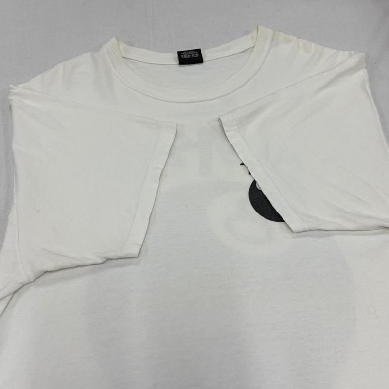 ステューシー STUSSY Tシャツ 半袖 8ボール グラフィック ロゴ 両面プリント 半袖 Tシャツ フェード L ロゴ、文字 X プリント 白 / ホワイト / white X 黒 / ブラック / black メンズ USED 古着 中古 50168404