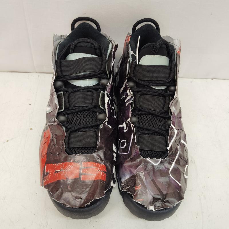 ナイキ NIKE スニーカー スニーカー AIR MORE UPTEMPO MADE YOU LOOK エアモアアップテンポ DJ4633-010 26.5cm 黒 / ブラック / black メンズ USED 古着 中古 50168406