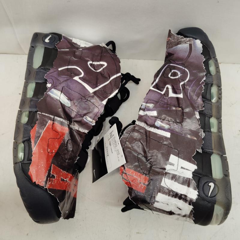 ナイキ NIKE スニーカー スニーカー AIR MORE UPTEMPO MADE YOU LOOK エアモアアップテンポ DJ4633-010 26.5cm 黒 / ブラック / black メンズ USED 古着 中古 50168406