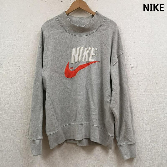 ナイキ NIKE トレーナー 長袖 22ss スウッシュ モックネック スウェットトレーナー XL 灰 / グレー / gray メンズ USED 古着 中古 50168407