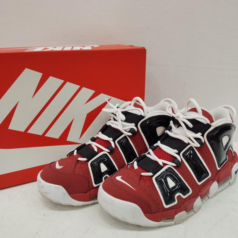 ナイキ NIKE スニーカー スニーカー AIR MORE UPTEMPO  96 BULLS HOOPS PACK エア モア アップ テンポ 921948-600 26.5cm 赤 / レッド / red X 黒 / ブラック / black X 白 / ホワイト / white メンズ USED 古着 中古 50168410