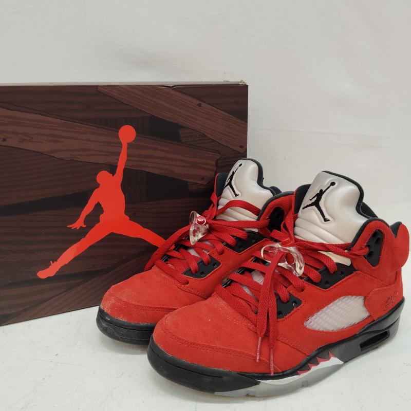 エアジョーダン AIR JORDAN スニーカー スニーカー AIR JORDAN 5 TORO BRAVO エア ジョーダン DD0587-600 26.5cm 赤 / レッド / red X 黒 / ブラック / black X 銀 / シルバー / silver color メンズ USED 古着 中古 50168412