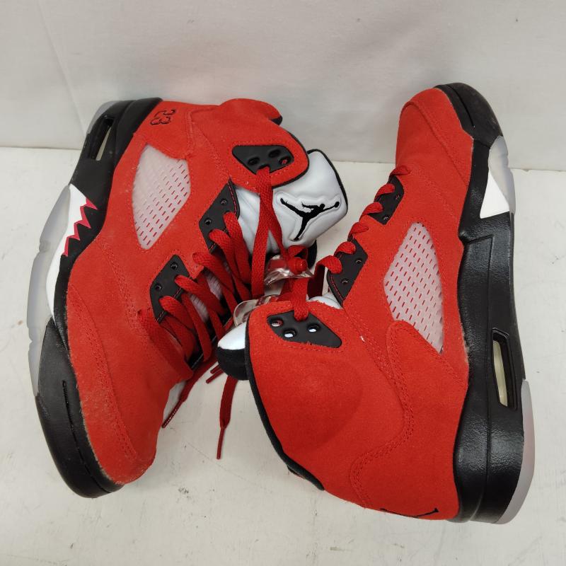 エアジョーダン AIR JORDAN スニーカー スニーカー AIR JORDAN 5 TORO BRAVO エア ジョーダン DD0587-600 26.5cm 赤 / レッド / red X 黒 / ブラック / black X 銀 / シルバー / silver color メンズ USED 古着 中古 50168412