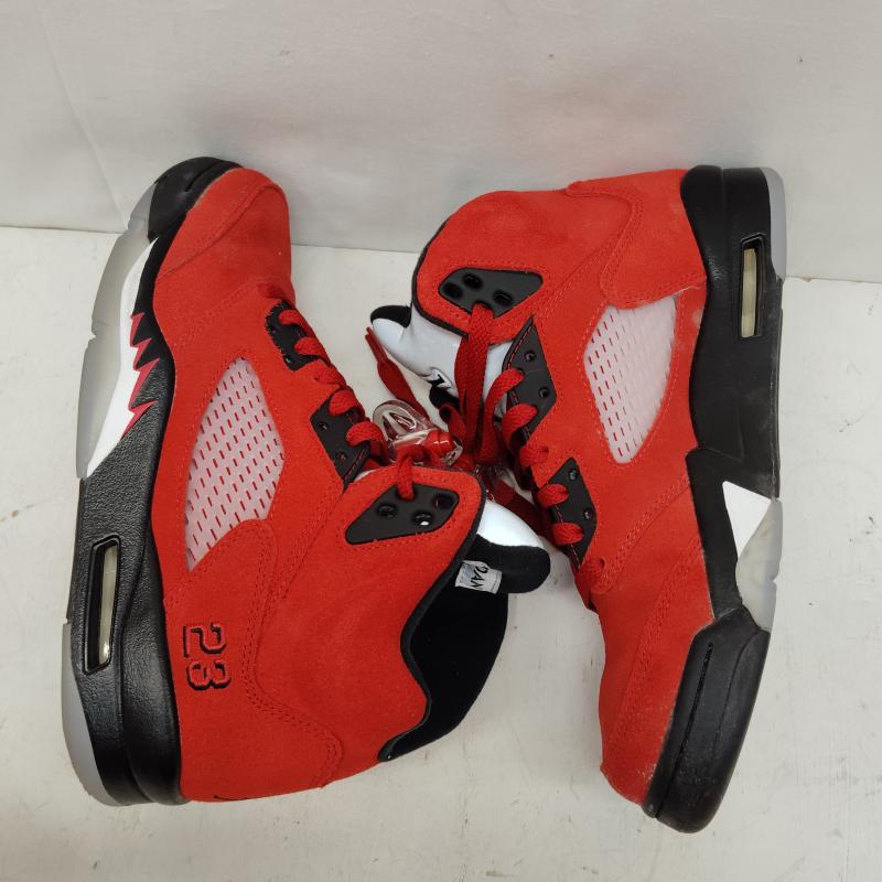 エアジョーダン AIR JORDAN スニーカー スニーカー AIR JORDAN 5 TORO BRAVO エア ジョーダン DD0587-600 26.5cm 赤 / レッド / red X 黒 / ブラック / black X 銀 / シルバー / silver color メンズ USED 古着 中古 50168412